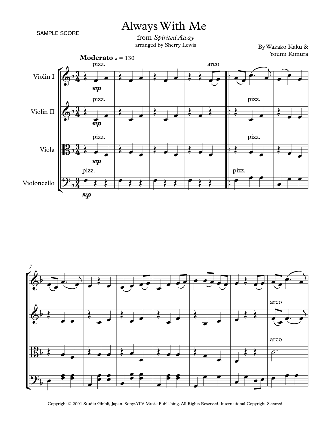 Itsumo Nandodemo (always With Me) (arr. Sherry Lewis)