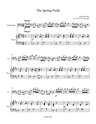 The Spring Field (arr. Nick Lacanski)