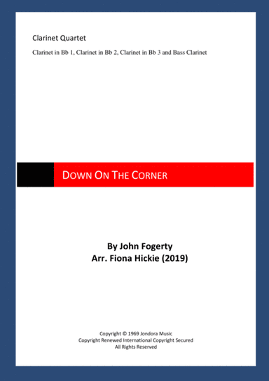 Down On The Corner (arr. Fiona Hickie)