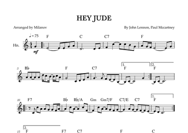 Hey Jude (arr. Milanov)