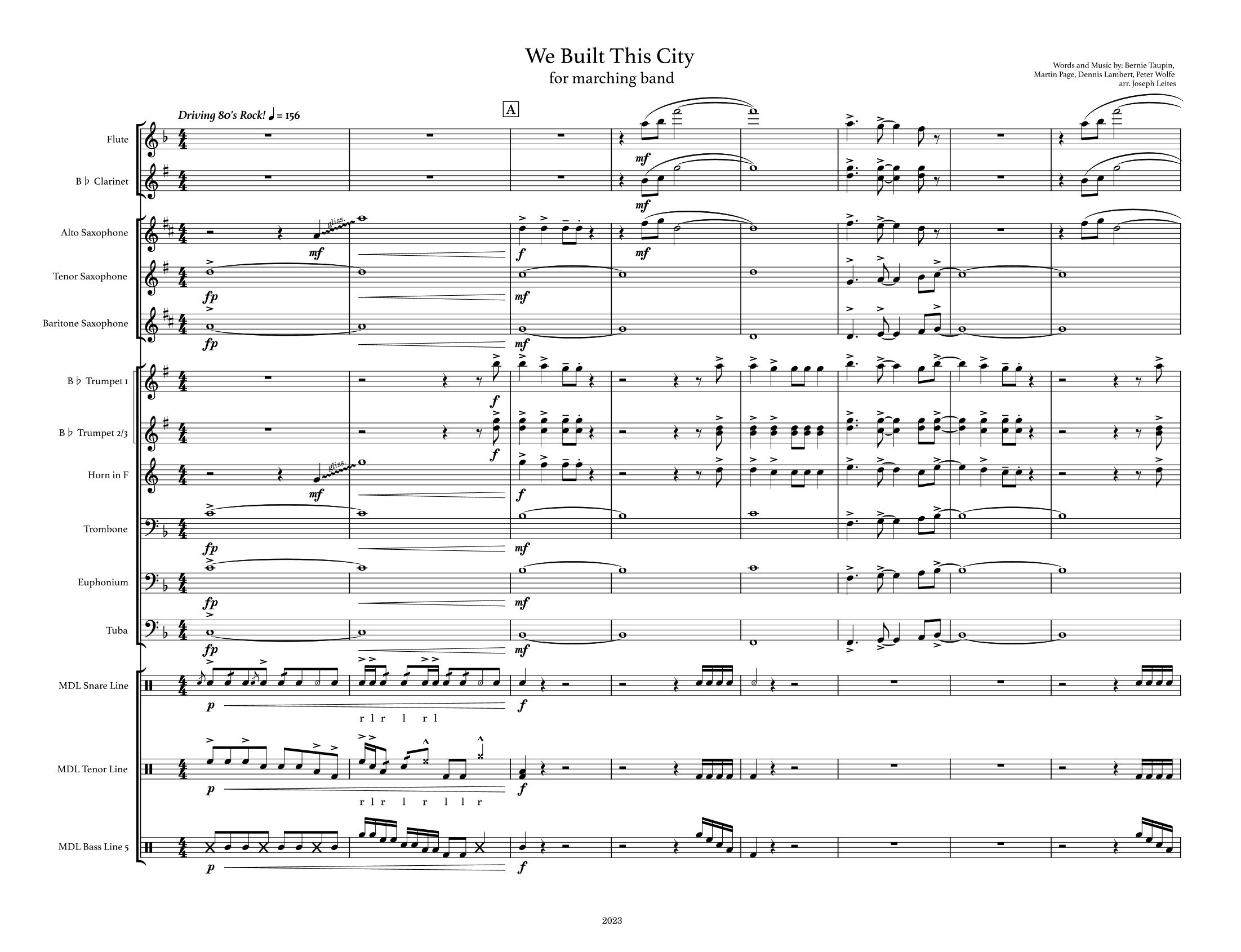 We Built This City (arr. Joseph Leites)