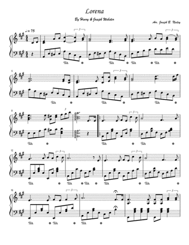 Lorena (arr. Joseph B. Neeley)