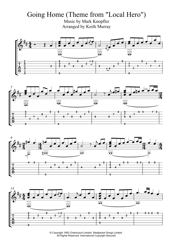 Going Home (theme From "local Hero") (arr. Keith Murray)