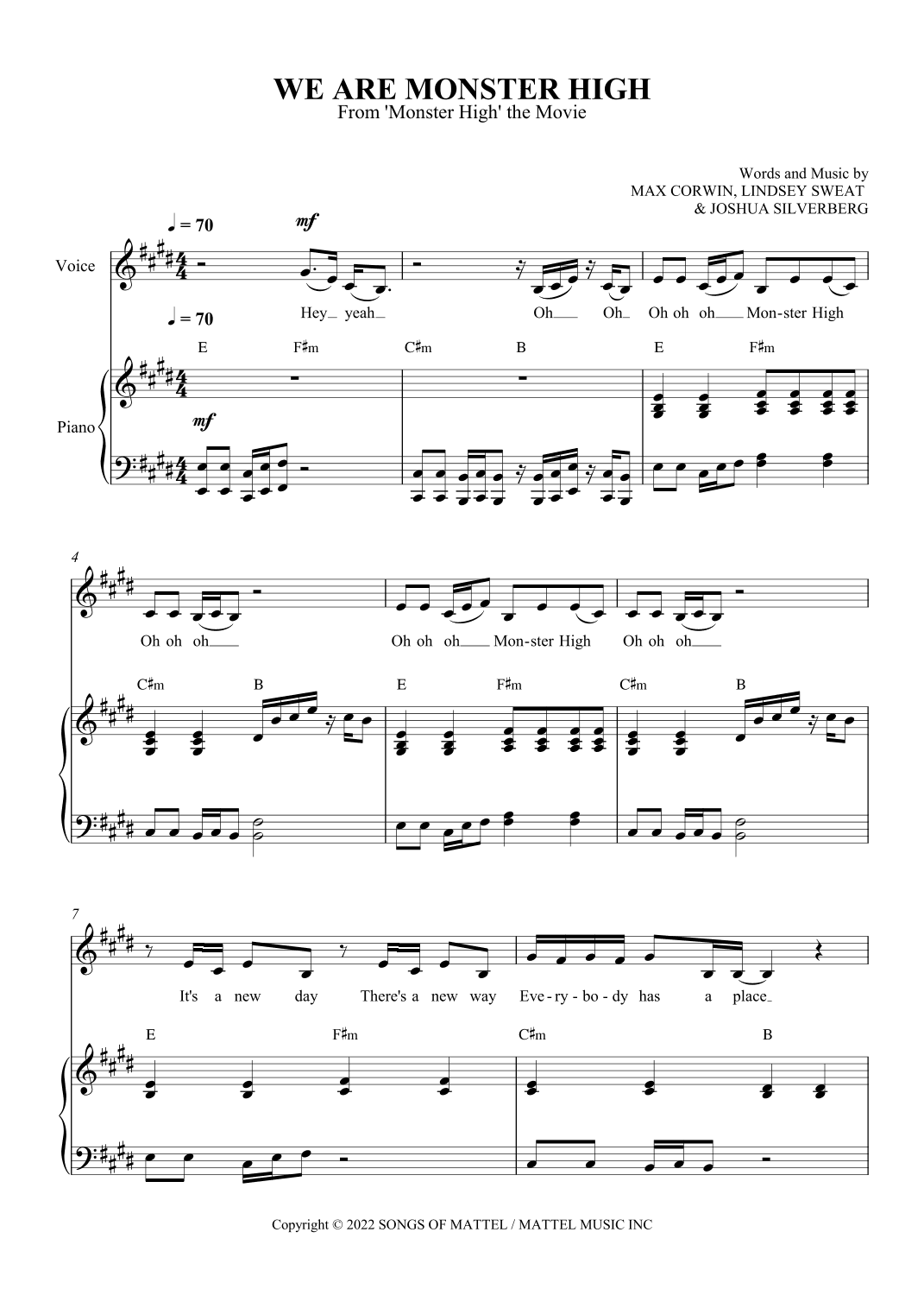 We Are Monster High (arr. SCMusic)