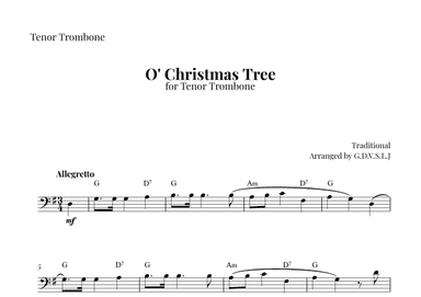O' Christmas Tree (arr. G.D.V.S.L.J)