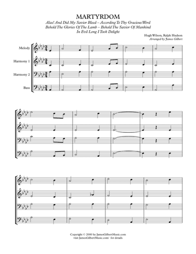 MARTYRDOM (arr. James Gilbert)