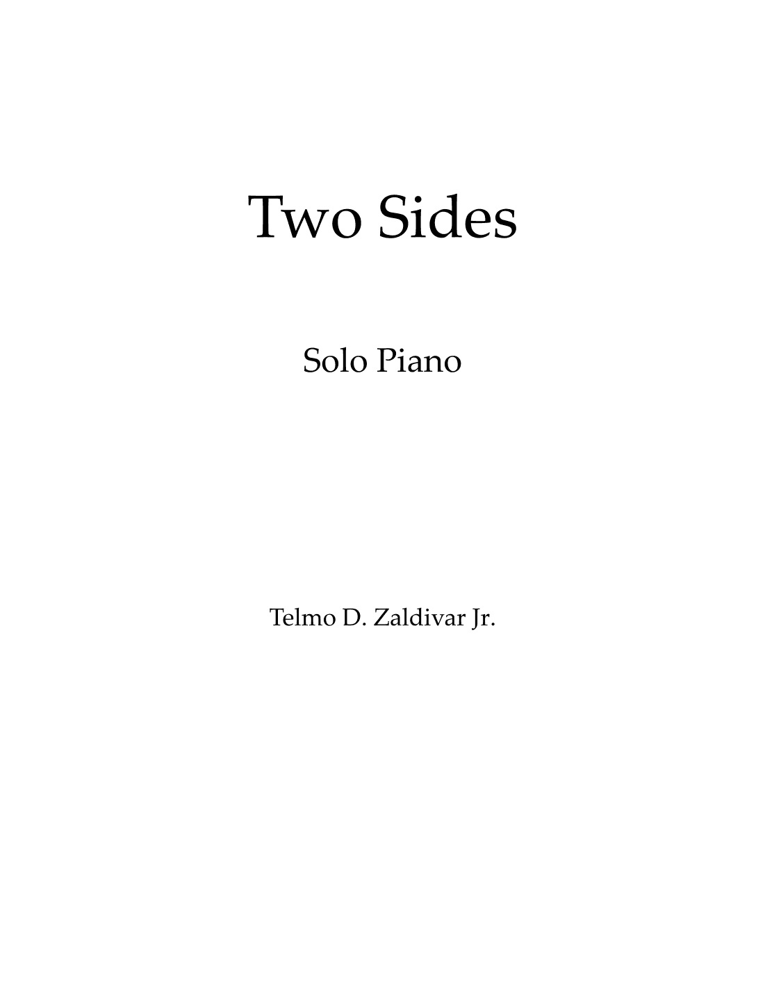 Two Sides
