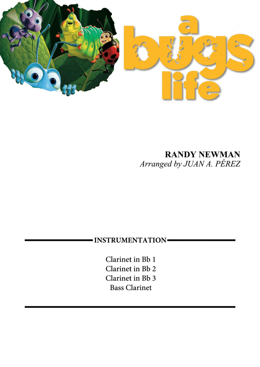 A Bug's Life Suite (arr. Juan A. Perez)