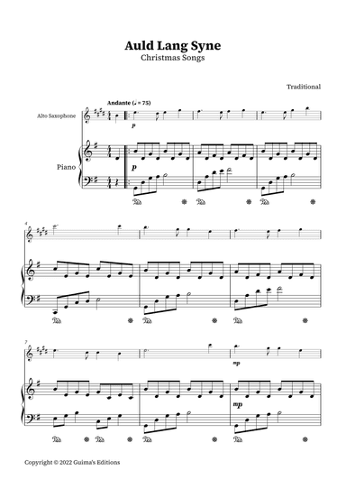 Auld Lang Syne (arr. Guima's Editions)