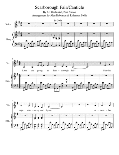Scarborough Fair/canticle (arr. Rhiannon Swift)