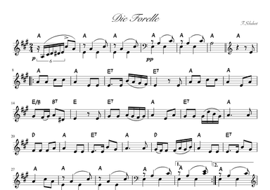 "Die Forelle" Adur (arr. pfkaori)