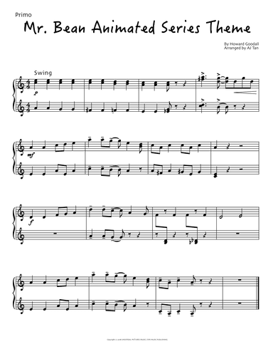 Mr. Bean Animated Series Theme (arr. AJ Tan)