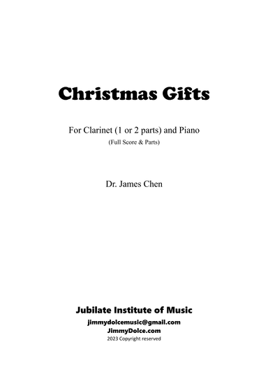 Christmas Gifts (Original composition by James Chen)