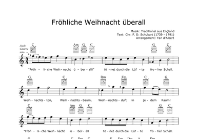 Fröhliche Weihnacht überall (Arr.: Yan d'Albert)