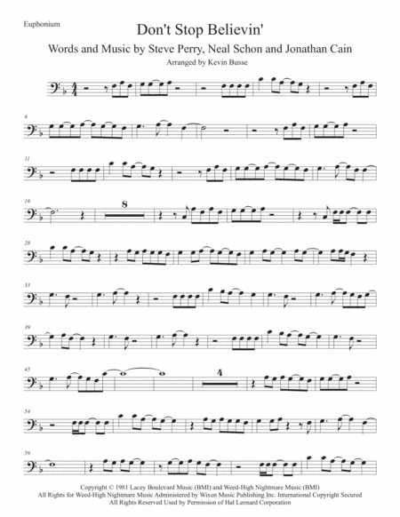 Don't Stop Believin' (arr. Kevin Busse)