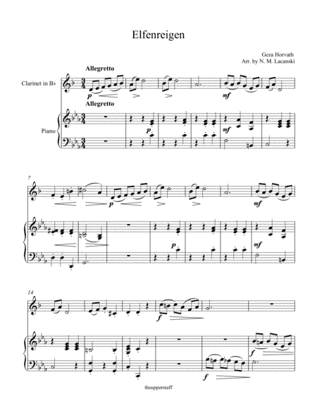 Elfenreigen (arr. Nick Lacanski)