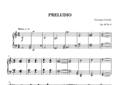 Preludio Op. 20 No. 6