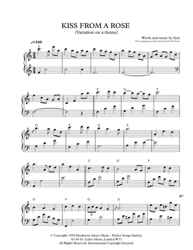 Kiss From A Rose (arr. Ovidio De Ferrari)