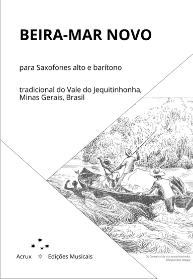 Beira-mar Novo [ for two saxophones (alto and baritone) without chords ] (arr. Acrux)