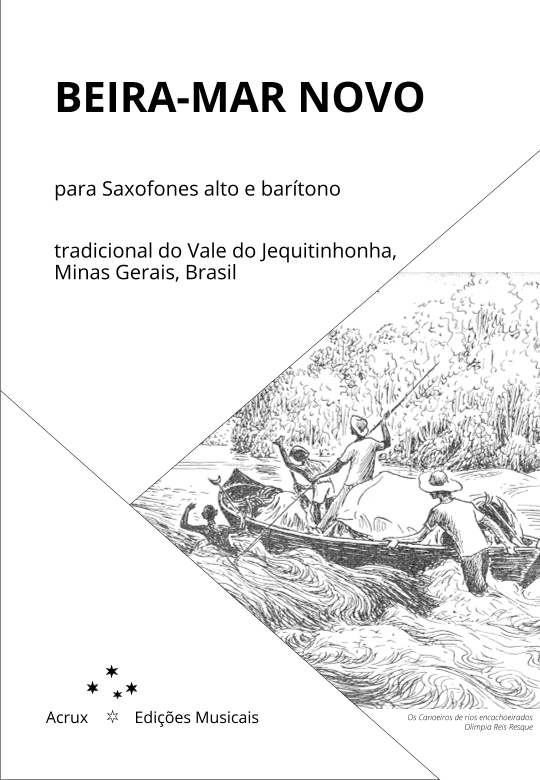Beira-mar Novo [ for two saxophones (alto and baritone) without chords ] (arr. Acrux)