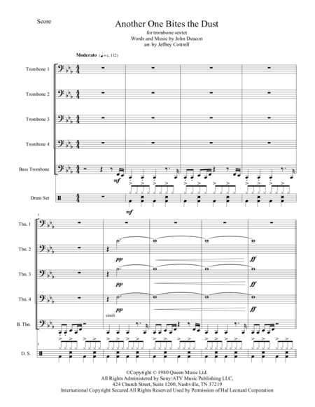 Another One Bites The Dust (arr. Jeffrey Cottrell)