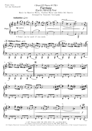 Fantasy (arr. Tsuyoshi Yoroiguma)