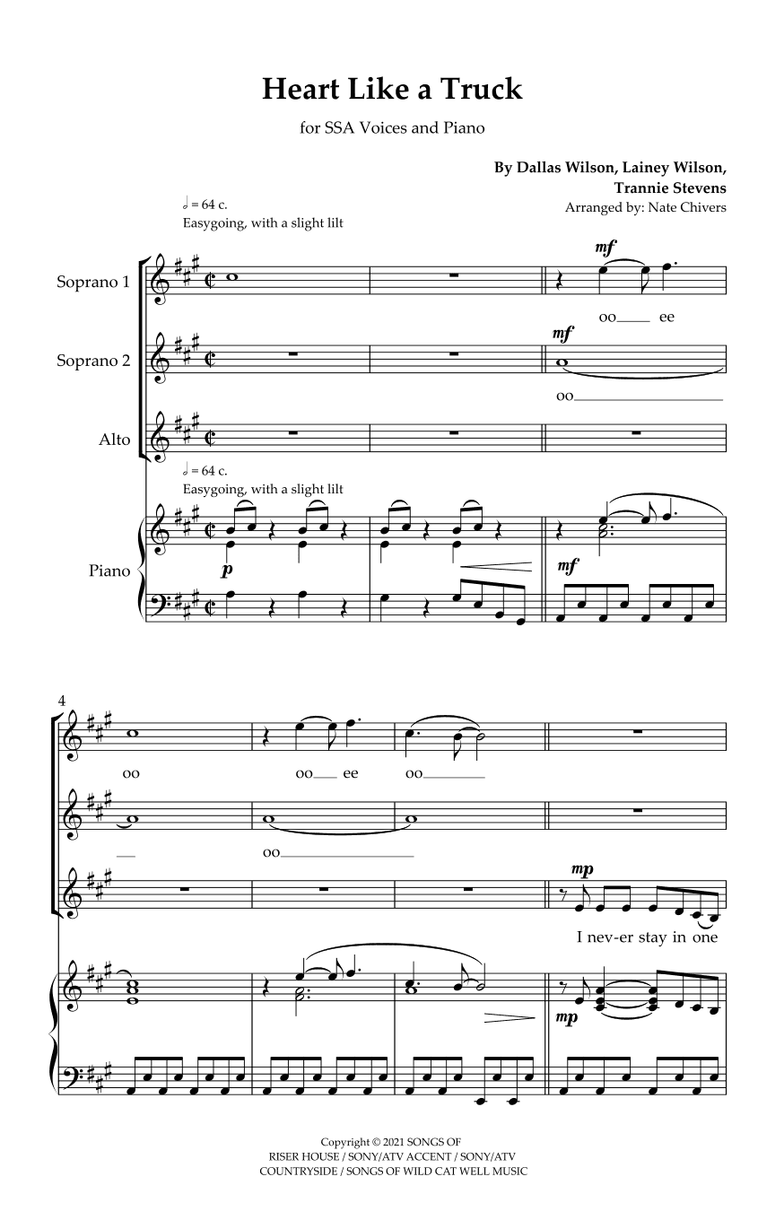 Heart Like A Truck (arr. Nate Chivers)