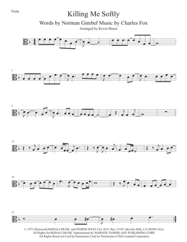 Killing Me Softly With His Song (arr. Kevin Busse)