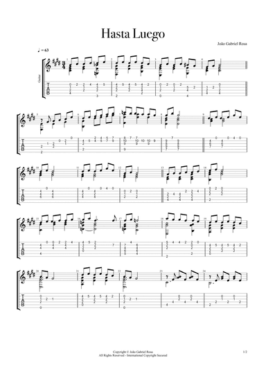 Hasta Luego (Guitar Solo)