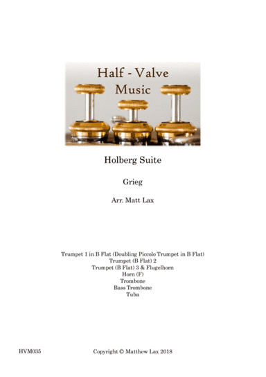 Holberg Suite (Brass Septet) (arr. Matthew Lax)