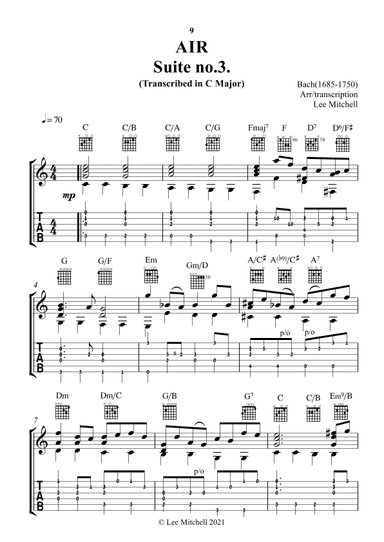 Air on a G String (arr. Lee Mitchell)