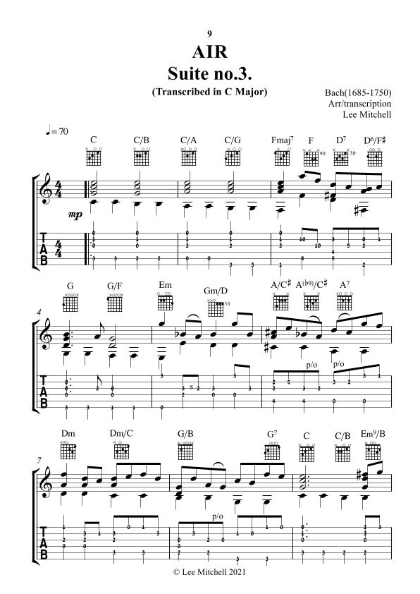 Air on a G String (arr. Lee Mitchell)