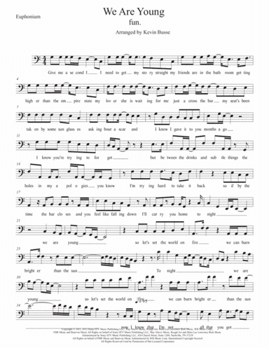 We Are Young (arr. Kevin Busse)