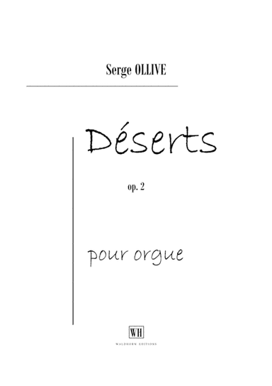 DESERTS OP. 2