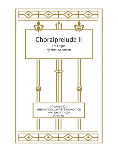 Choralprelude II for Organ