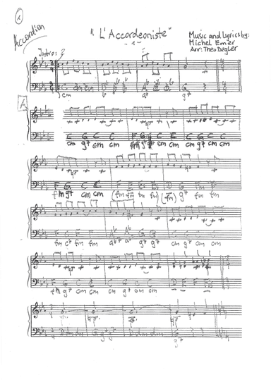 L'accordeoniste (arr. Theo Degler)
