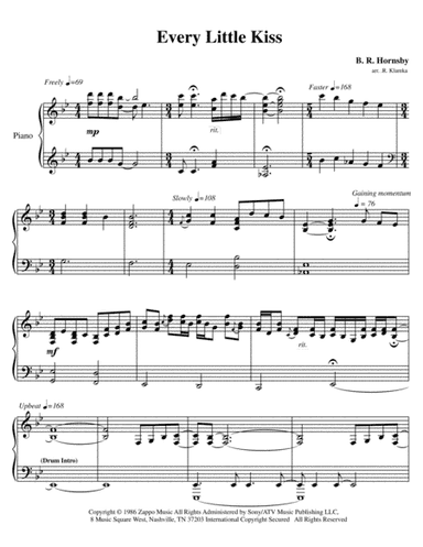 Every Little Kiss (arr. Rob Klamka)