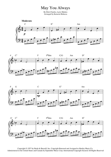 May You Always (arr. Kaiserin Rebecca)