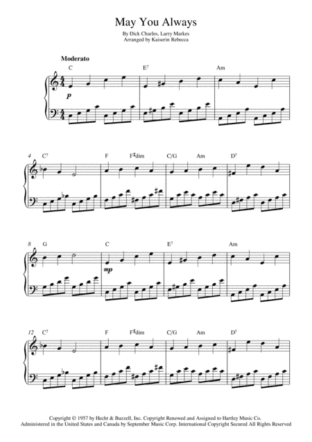 May You Always (arr. Kaiserin Rebecca)