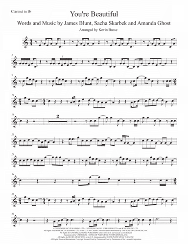 You're Beautiful (arr. Kevin Busse)
