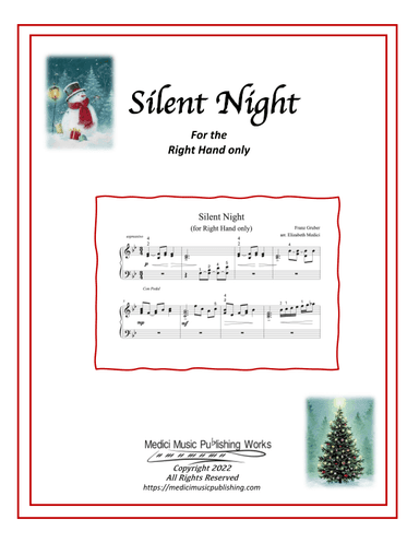 Silent Night (for the Right Hand only) (arr. Elizabeth Medici)