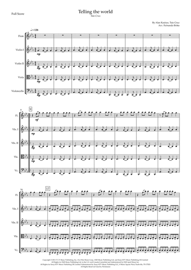 Telling The World (arr. Fernando Britto)