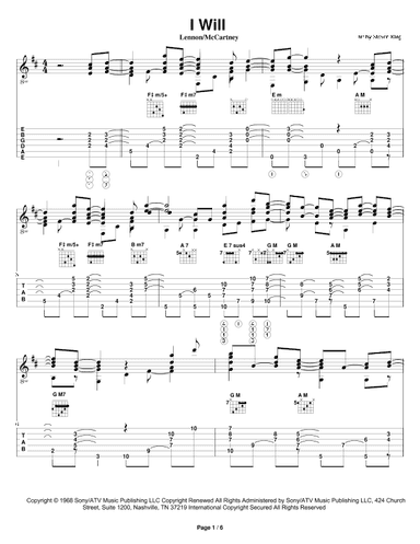I Will (arr. Steven King)