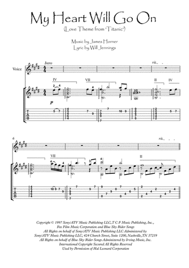 My Heart Will Go On (Love Theme from Titanic) (arr. PianoSheetNow)