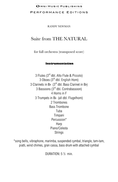 The Natural (arr. Omni Music Publishing)