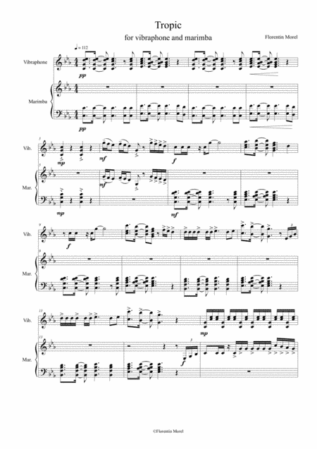 Tropic for vibraphone and marimba