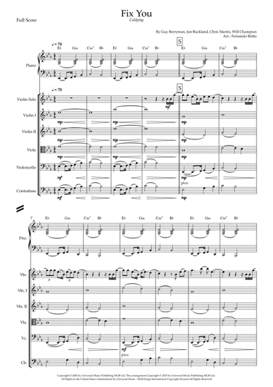 Fix You (arr. Fernando Britto)