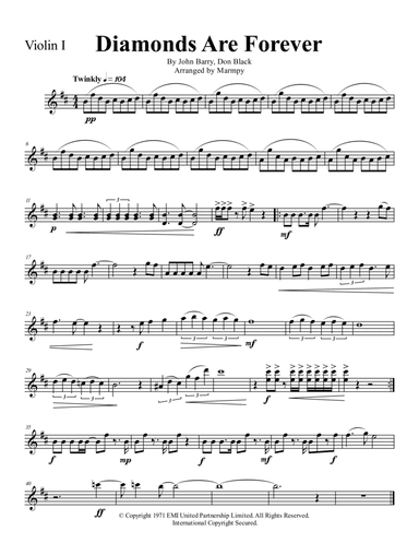 Diamonds Are Forever (arr. Marmpy)