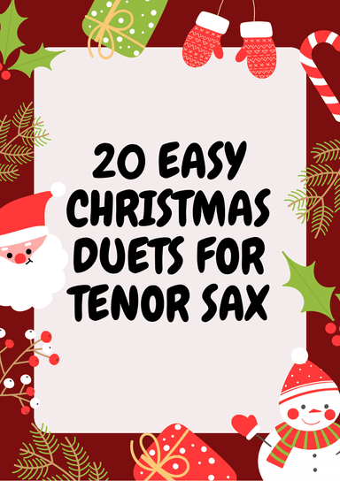 20 Easy Christmas Duets for Tenor Sax (arr. Valdir Maia)