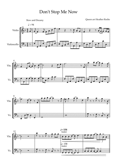 Don't Stop Me Now (arr. Heather Roche)
